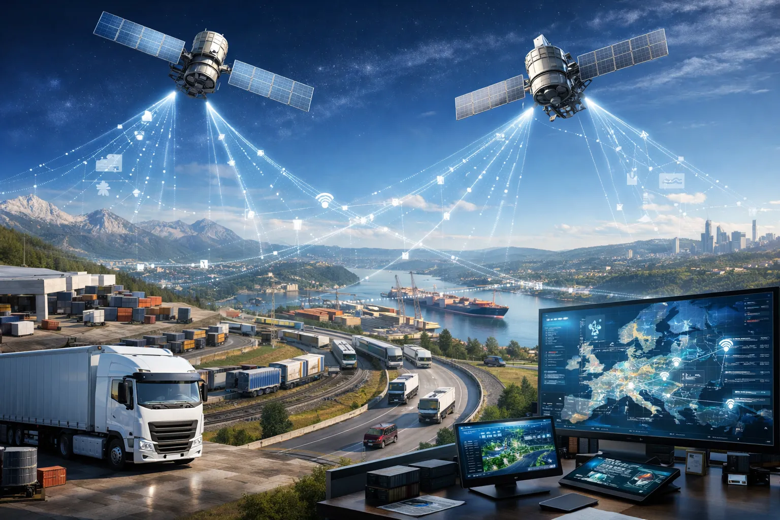 ESA lanserer finansiering for rombaserte transportløsninger i Europa