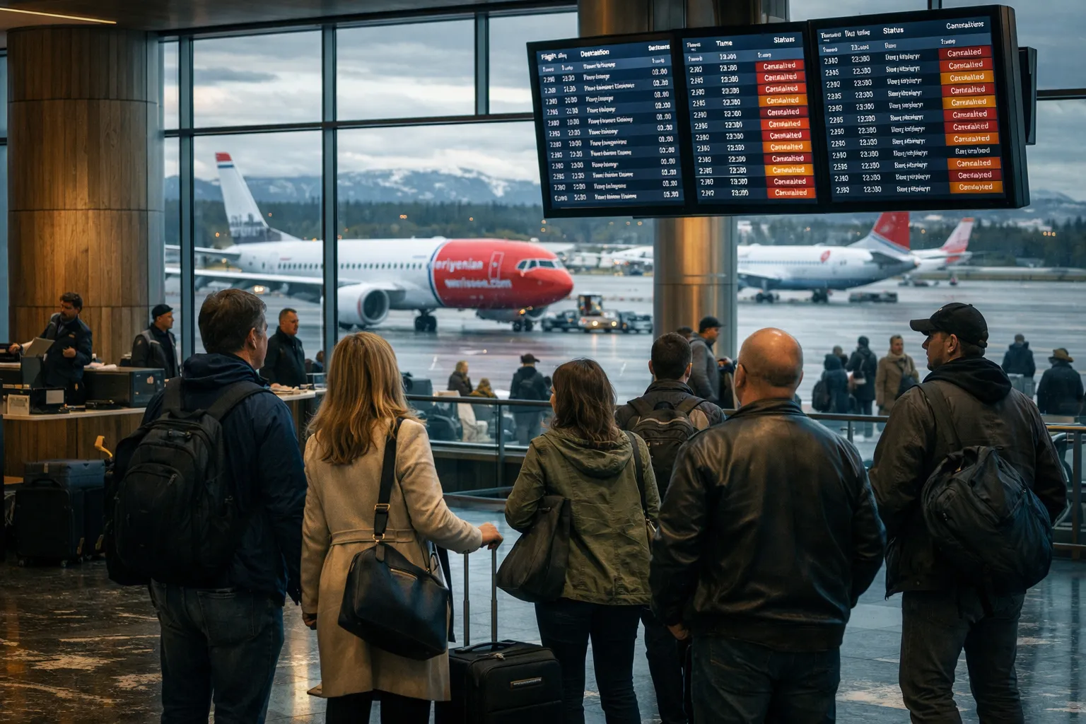 Norwegian Air Sweden Cancels 7 Flights & Delays 9 Affecting Oslo & Stockholm Travelers