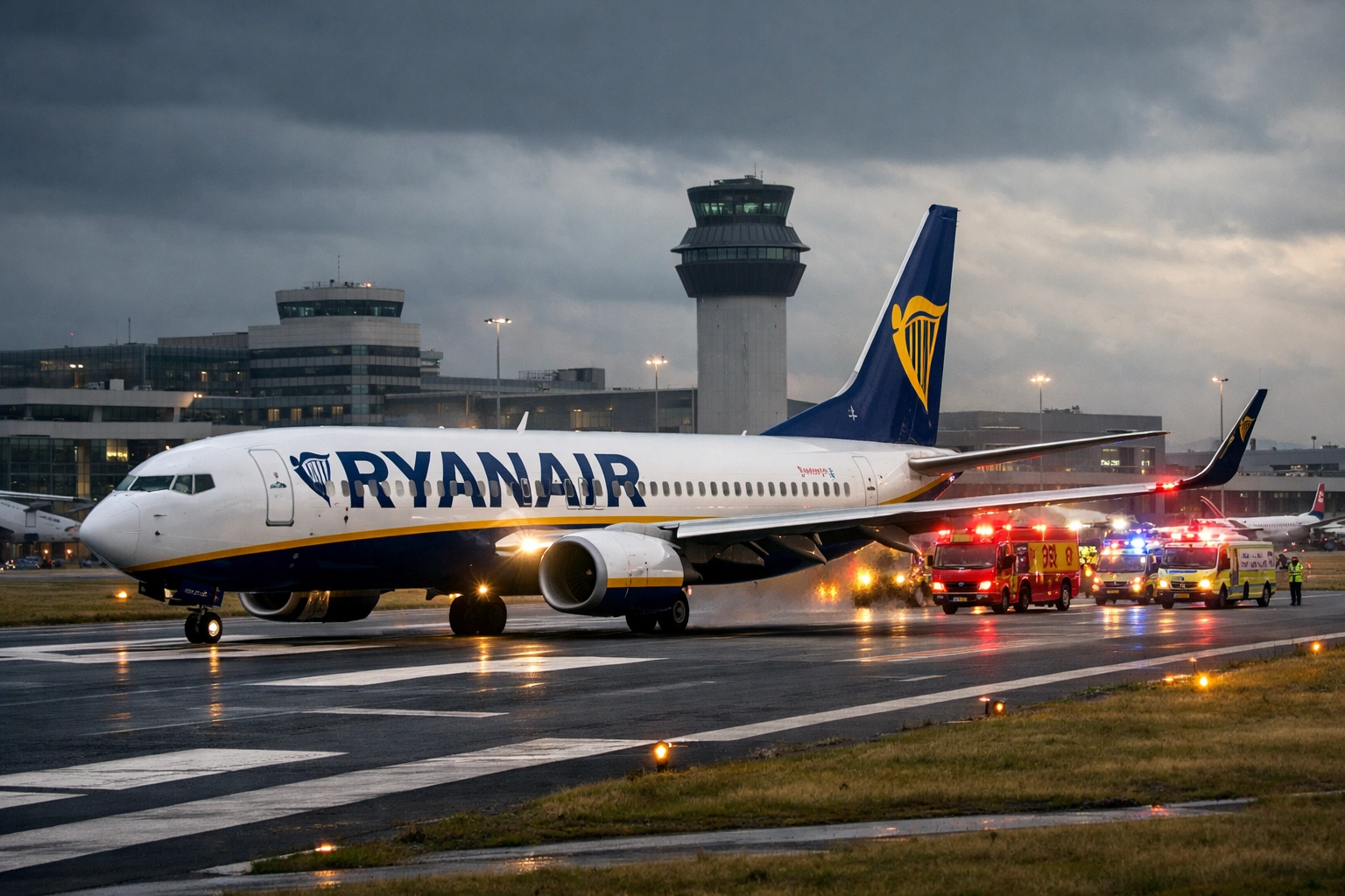 Ryanair‑nødlanding i Manchester etter flere mislykkede landingsforsøk – britisk luftfartsundersøkelse pågår