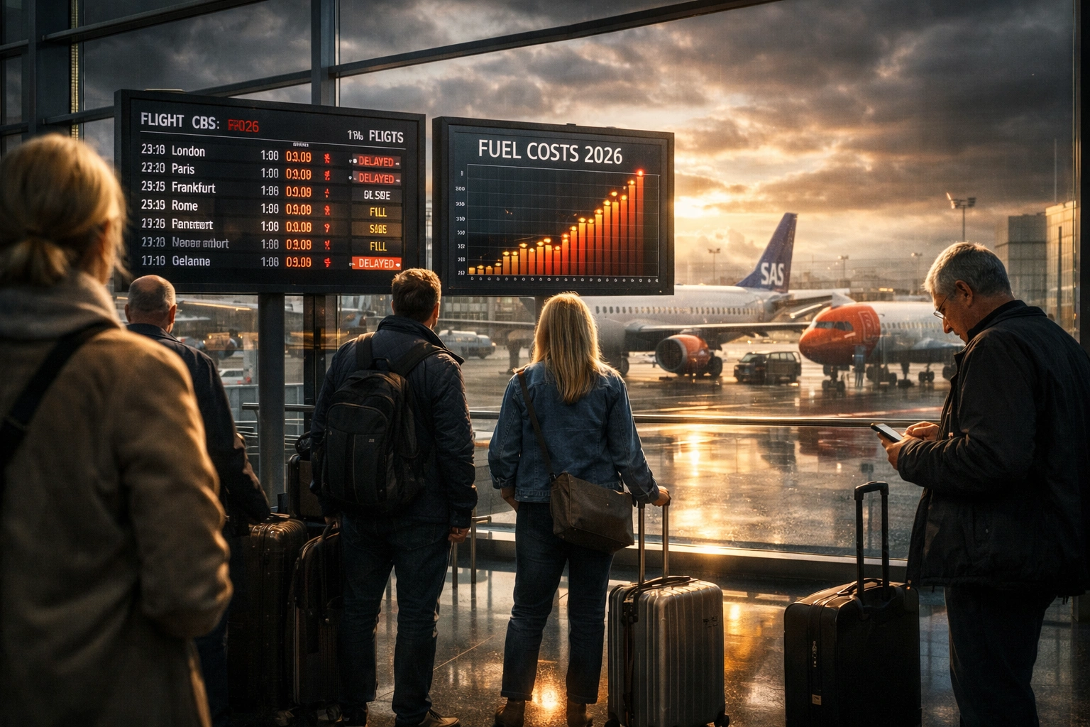 European Airfare Crisis Deepens as Jet Fuel Prices Surge 90% in 2026